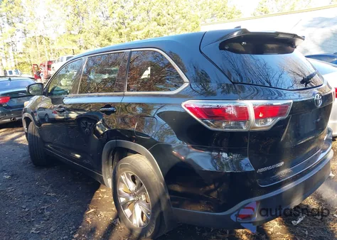 2016 Toyota Highlander Le Plus V6 from USA, damaged, VIN 5TDBKRFH4GS352008